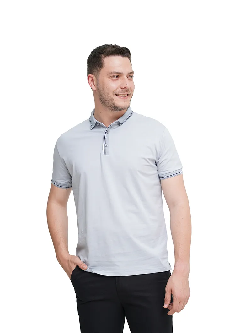 Polo en piqué de coton